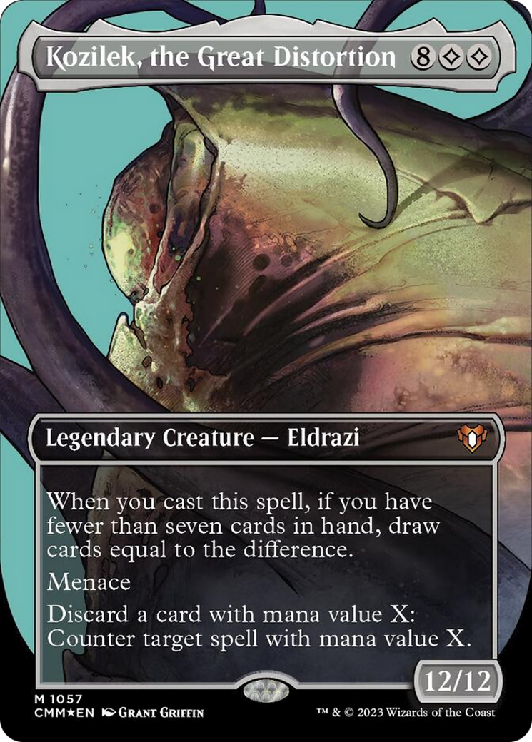 Kozilek, the Great Distortion (Borderless Textured Foil Frame Break) [ – Plenty of Games