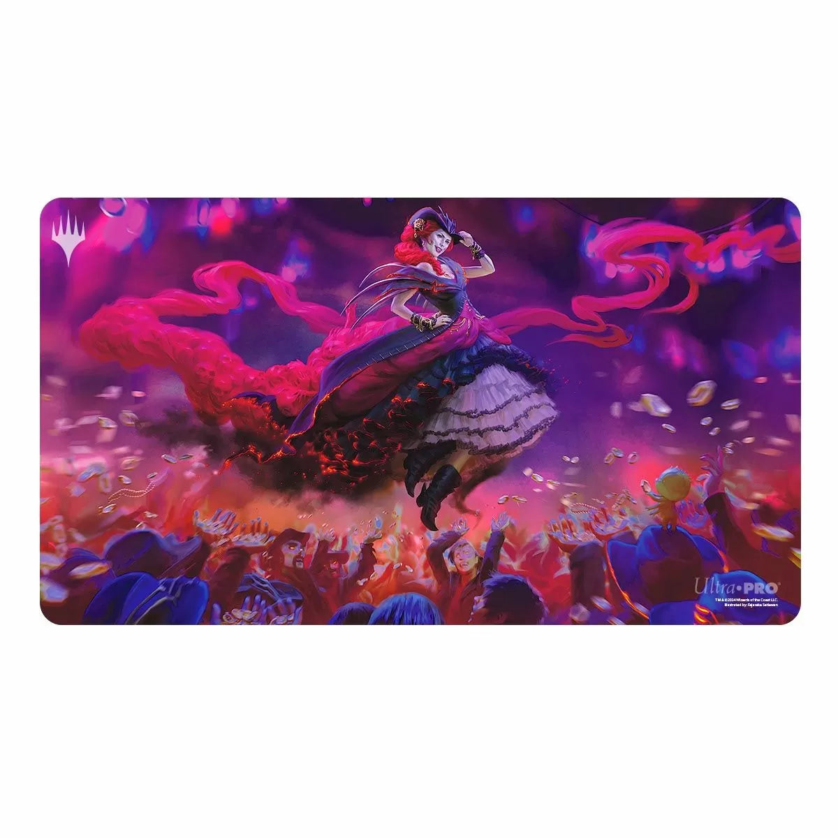 Outlaws of Thunder Junction Playmat Ft. Olivia for Magic: The Gathering, Limited Edition Unique Artistic Collectible Card Gaming TCG Playmat Accessory