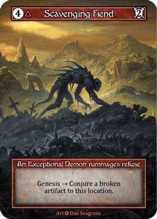 Scavenging Fiend (Foil) - Alpha Foil