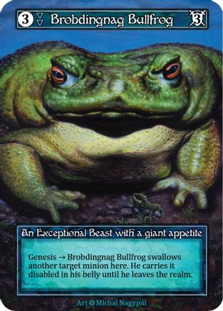 Brobdingnag Bullfrog (Foil) - Alpha Foil