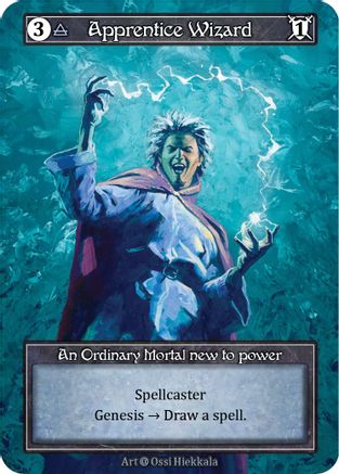 Apprentice Wizard (Foil) - Alpha Foil