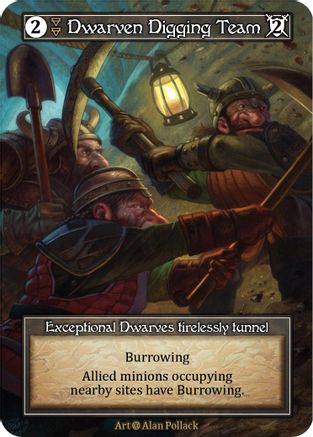 Dwarven Digging Team (Foil) - Alpha Foil