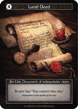 Land Deed (Foil) - Alpha Foil