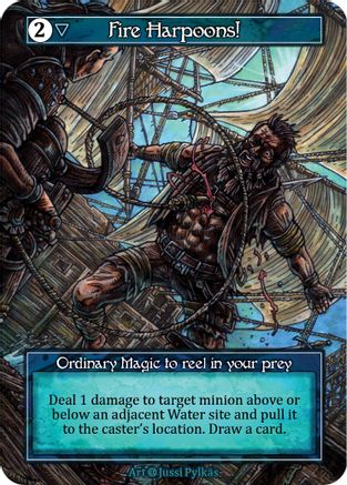 Fire Harpoons! (Foil) - Alpha Foil