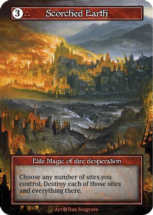 Scorched Earth (Foil) - Alpha Foil