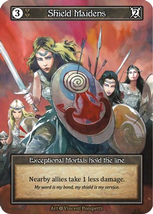 Shield Maidens (Foil) - Alpha Foil