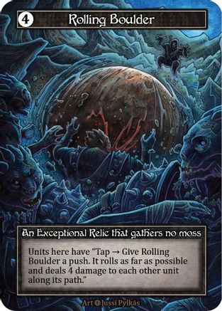 Rolling Boulder (Foil) - Alpha Foil