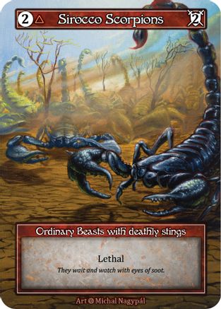 Sirocco Scorpions (Foil) - Alpha Foil