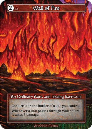 Wall of Fire (Foil) - Alpha Foil