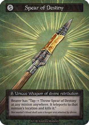 Spear of Destiny - Alpha