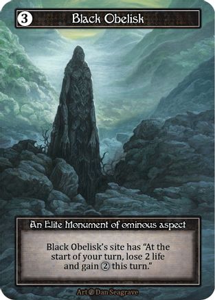 Black Obelisk (Foil) - Beta Foil