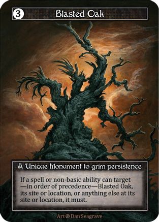 Blasted Oak (Foil) - Beta Foil