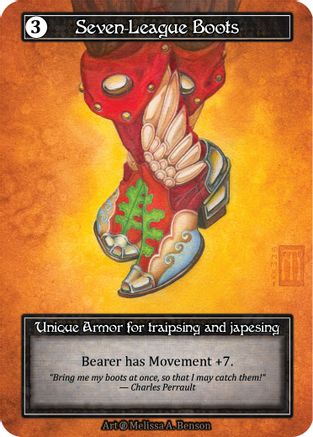 Seven-League Boots (Foil) - Beta Foil