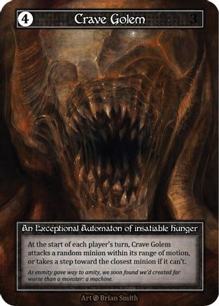 Crave Golem (Foil) - Beta Foil
