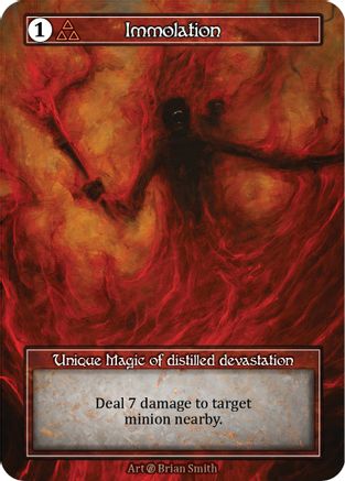 Immolation (Foil) - Beta Foil