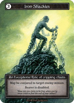 Iron Shackles (Foil) - Beta Foil