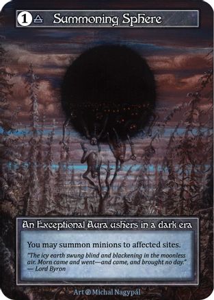 Summoning Sphere (Foil) - Beta Foil