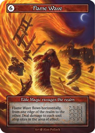 Flame Wave (Foil) - Beta Foil