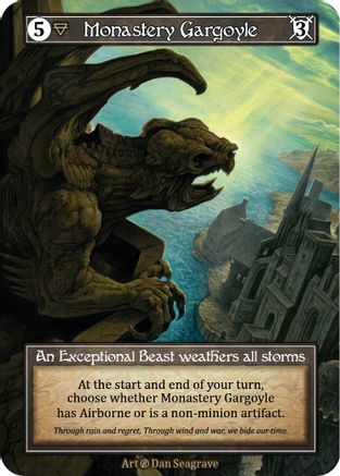 Monastery Gargoyle (Foil) - Beta Foil