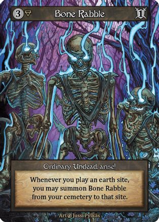 Bone Rabble (Store Alternate Art Promo) (Foil) - Beta Foil