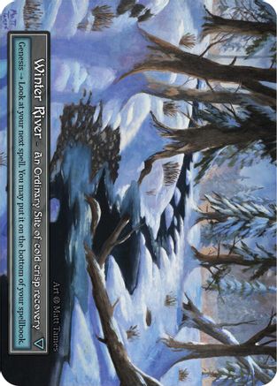 Winter River (Foil) (Box Topper) - Alpha Foil