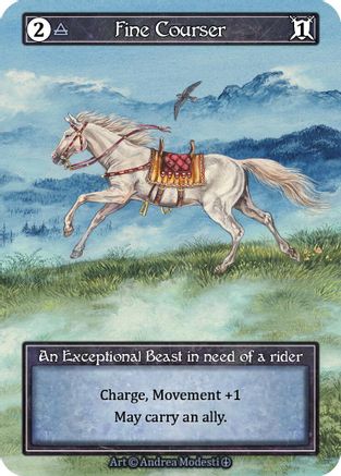 Fine Courser (Foil) - Arthurian Legends Foil