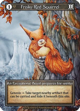Frisky Red Squirrel (Foil) - Arthurian Legends Foil