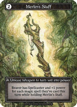 Merlin's Staff (Foil) - Arthurian Legends Foil