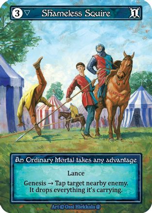 Shameless Squire (Foil) - Arthurian Legends Foil