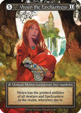 Vivien the Enchantress (Foil) - Arthurian Legends Foil
