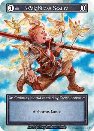 Weightless Squire (Foil) - Arthurian Legends Foil