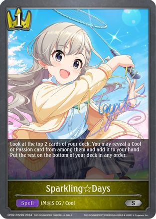 SparklingDays - P22EN (Foil)