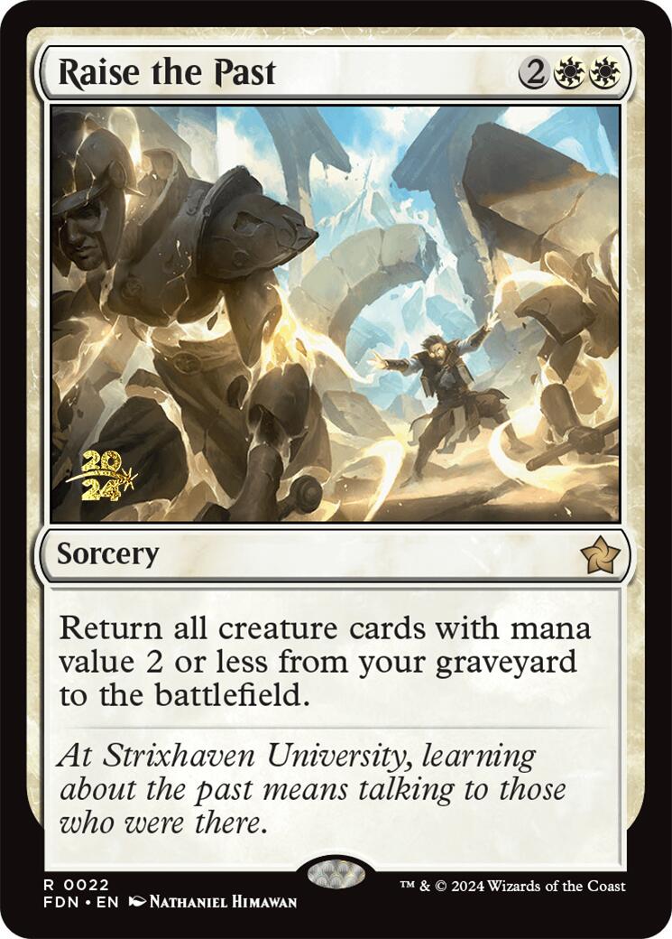 Raise the Past [Foundations Prerelease Promos] – Plenty of Games
