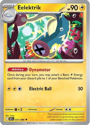 Eelektrik 034/086 SV Black Bolt - Uncommon