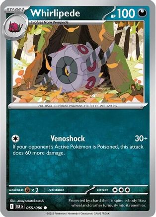 Whirlipede 058/086 SV Black Bolt - Common