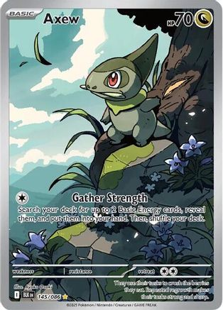 Axew 150/086 - Holofoil SV Black Bolt - Illustration Rare