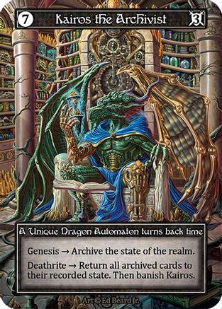 Kairos the Archivist (Foil) - Dragonlord Foil
