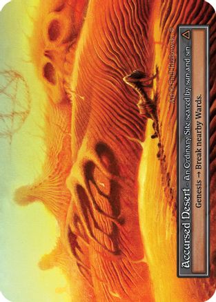 Accursed Desert (Foil) - Gothic Foil