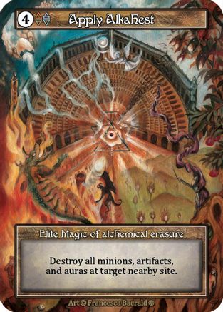 Apply Alkahest (Foil) - Gothic Foil