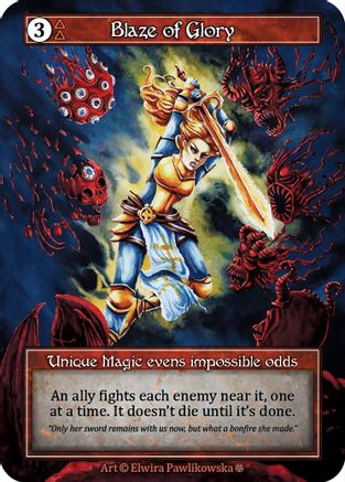 Blaze of Glory (Foil) - Gothic Foil
