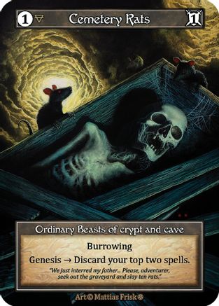 Cemetery Rats (Foil) - Gothic Foil