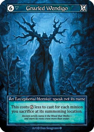 Gnarled Wendigo (Foil) - Gothic Foil