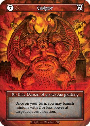 Golgor (Foil) - Gothic Foil