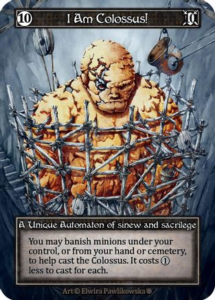 I Am Colossus! (Foil) - Gothic Foil
