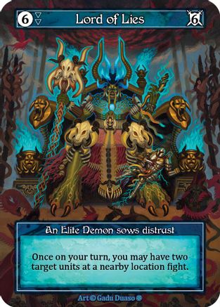 Lord of Lies (Foil) - Gothic Foil