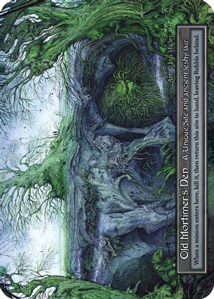 Old Mortimer's Den (Foil) - Gothic Foil