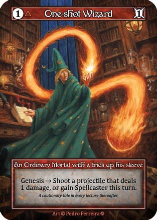 One-shot Wizard (Foil) - Gothic Foil