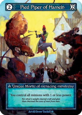 Pied Piper of Hameln (Foil) - Gothic Foil