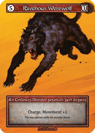 Ravenous Werewolf (Foil) - Gothic Foil