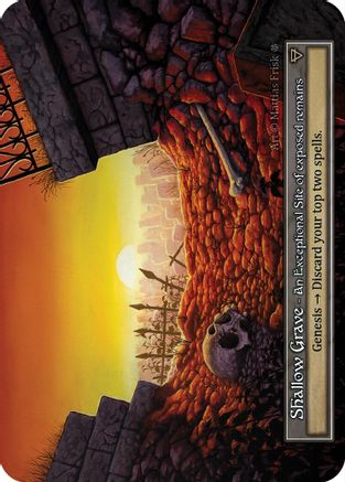 Shallow Grave (Foil) - Gothic Foil
